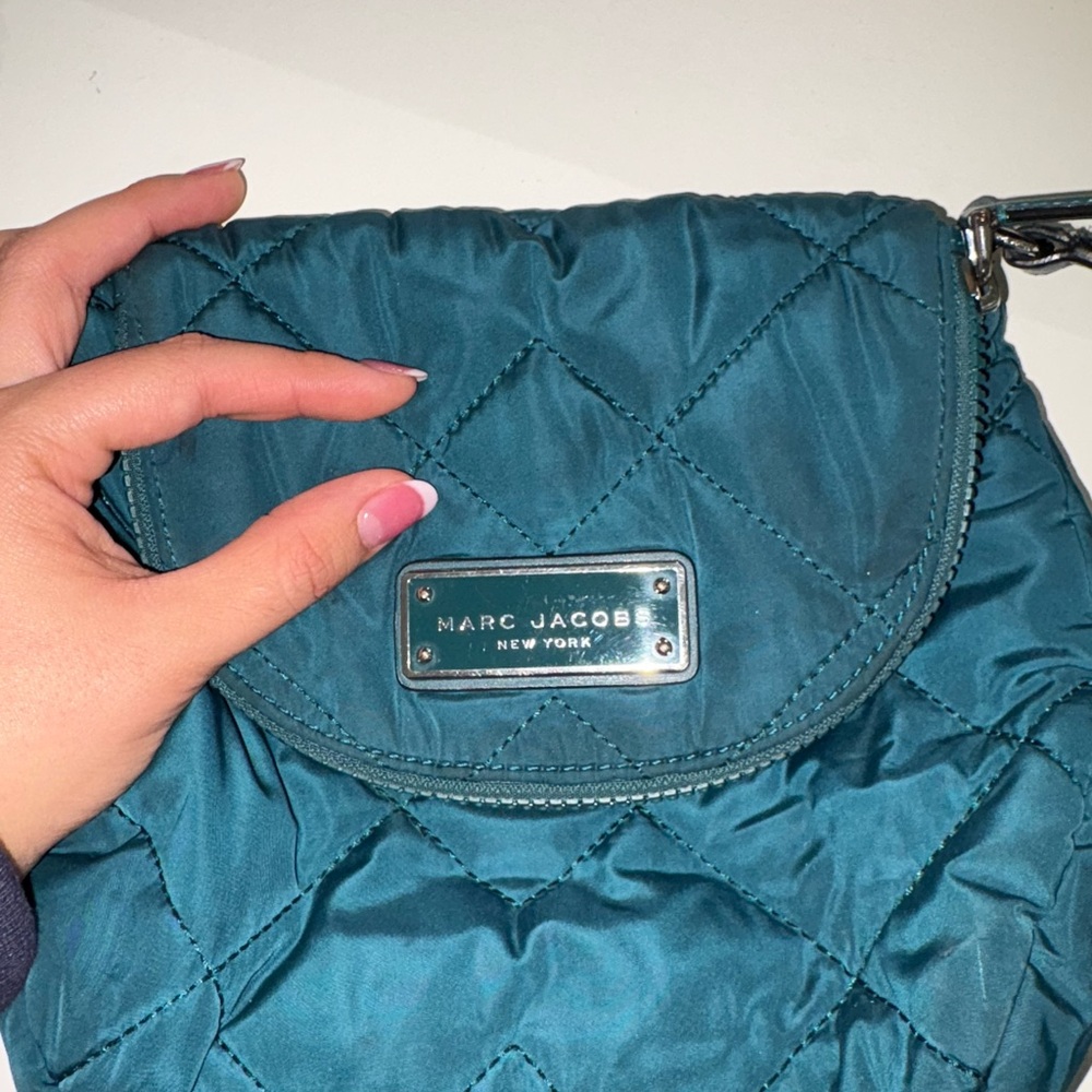 Marc Jacobs Blue Quilted Crossbody Bag